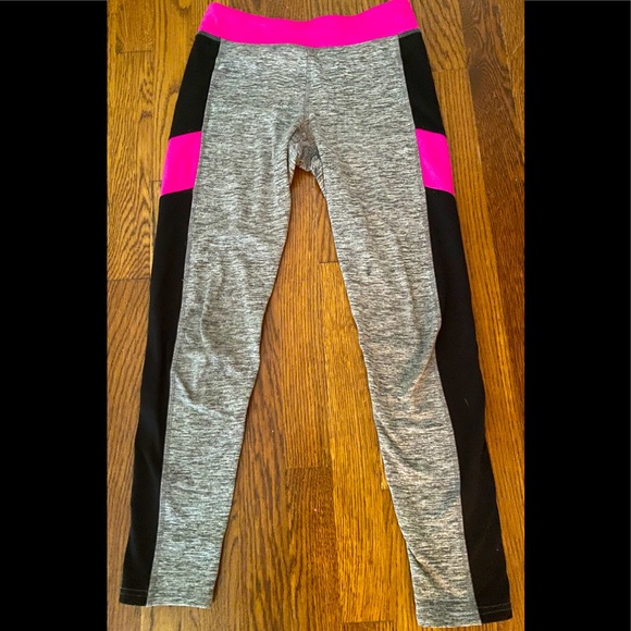 Grey pants with pink and black on the sides - Picture 1 of 1